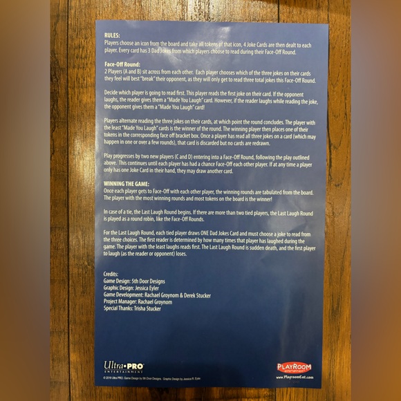 Dad Joke Face-Off Party Game, Board Game with Cards - Picture 7 of 9